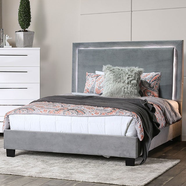 Erglow - Queen Bed, Gray