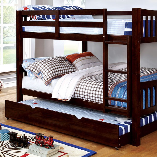 Cameron - Full/Full Bunk Bed, Dark Walnut