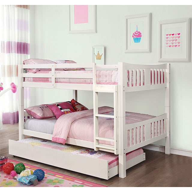 Cameron - Full/Full Bunk Bed, White