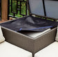 Davina - Patio Sectional w/ Ottoman & Storage