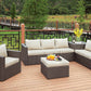 Davina - Patio Sectional w/ Ottoman & Storage