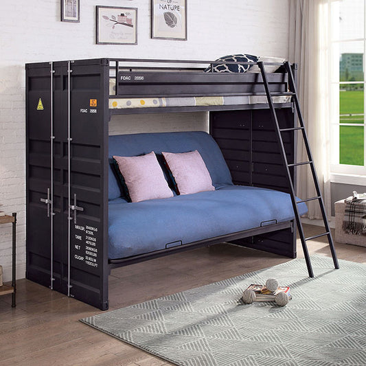 Lafray - Twin Bunk w/ Futon Base