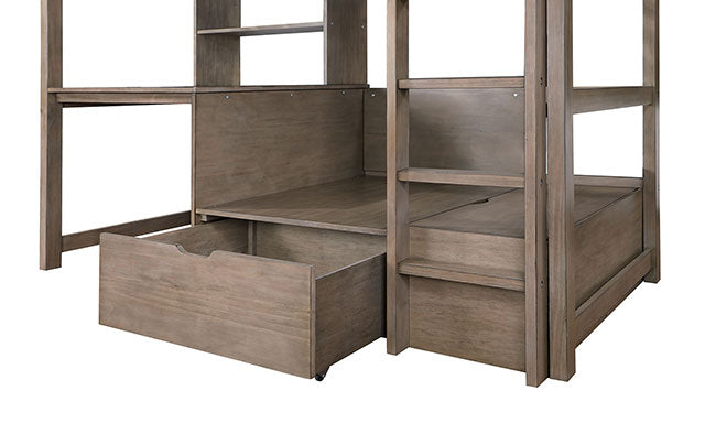 Callistus - Twin/Workstation Loft Bed