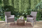 Galina - 5 PC. Patio Conversation Set