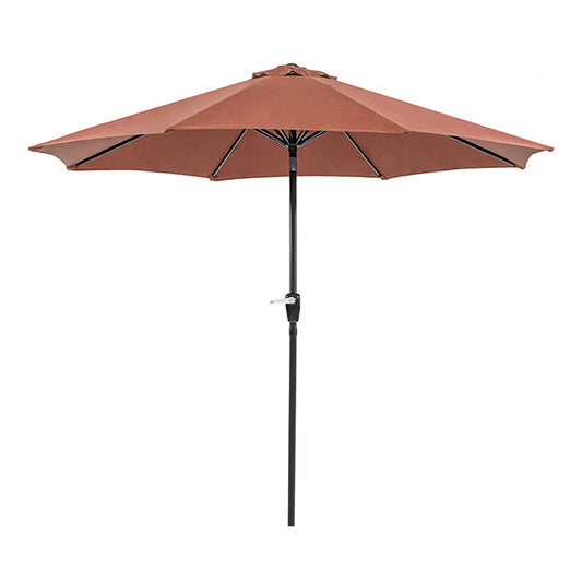 Soli - 9' Outdoor Umbrella w/ Auto Tilt + 21" Round Base