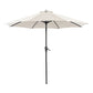 Tano - 9' Outdoor Umbrella + 21" Round Base