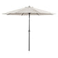 Mora - 11' Outdoor Umbrella + 21" Round Base