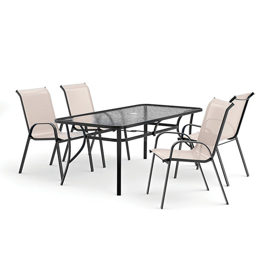 Pierro - 5 Pc. Outdoor Dining Set