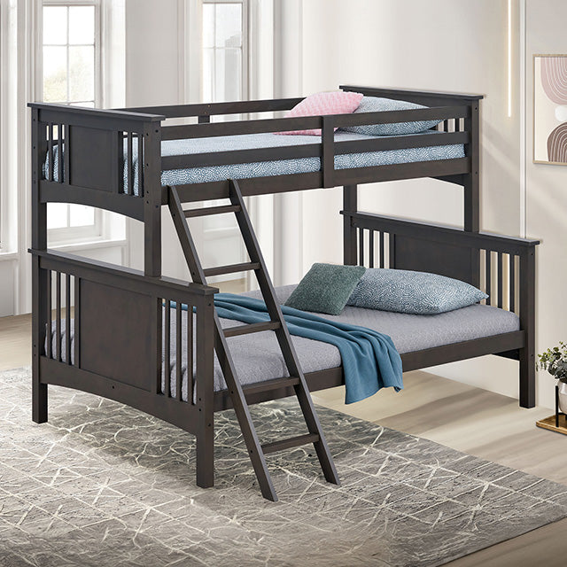 Spring Creek - Twin/Full Bunk Bed, Gray