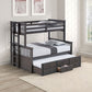 University - Twin/Full Bunk Bed