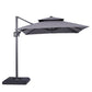 Fida - 8 Ft Square Umbrella w/ Double Top + 37" Large Base