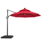 Nuti - 10 Ft Round Umbrella w/ LED Light + 37" Large Base