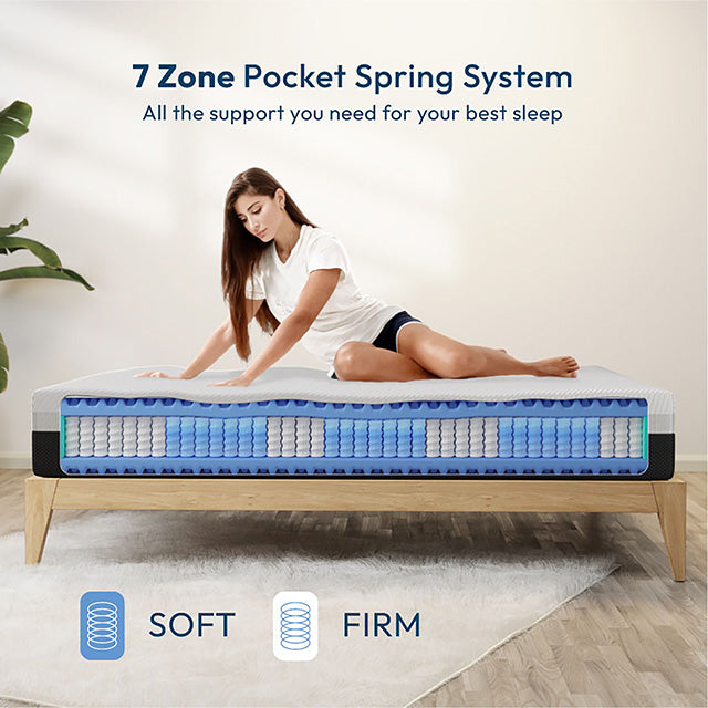 Verbena - 12" Queen Hybrid Pocket Coil Mattress