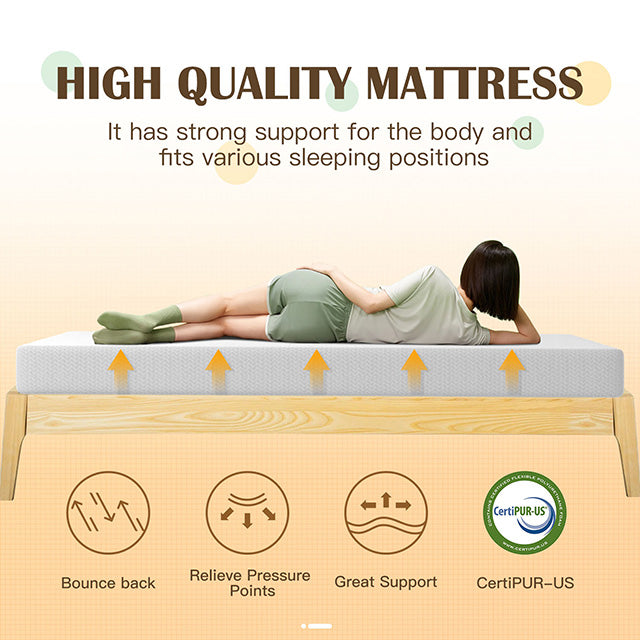 Forsythia - 8" E.King Green Tea Gel Memory Foam