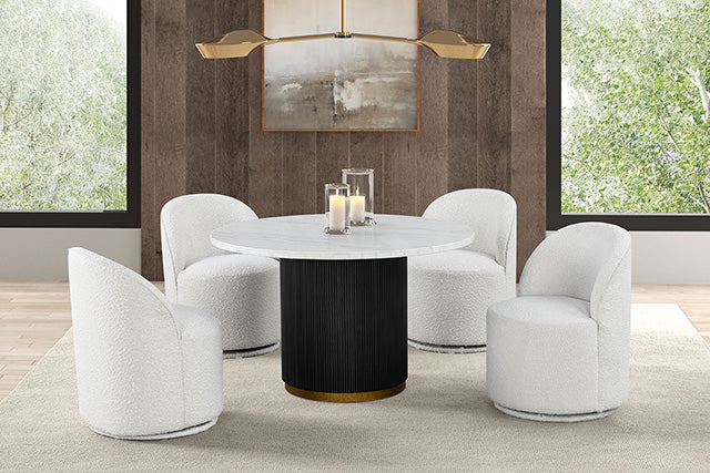 Varde - Round Dining Marble Table