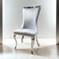 Basilicata - Chair, Silver/Gray (2/CTN)