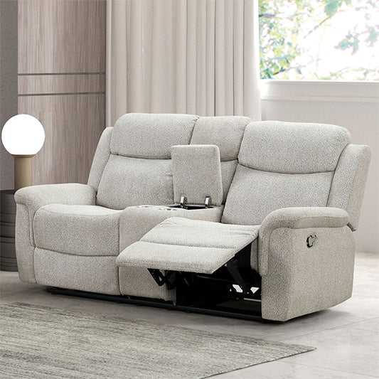 Sandbach - Manual Reclining Loveseat With Console