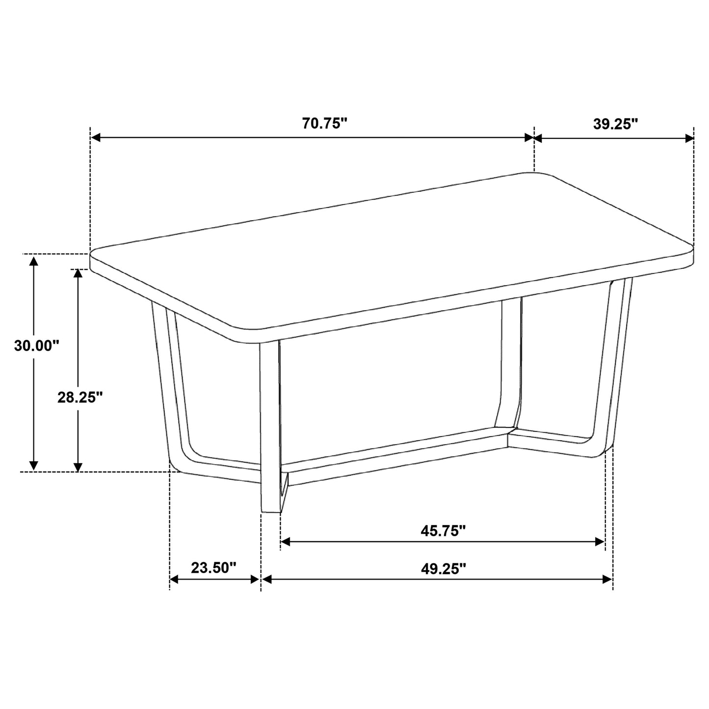 Biloxi 7-piece 71-inch Rectangular Dining Set Greyish Brown