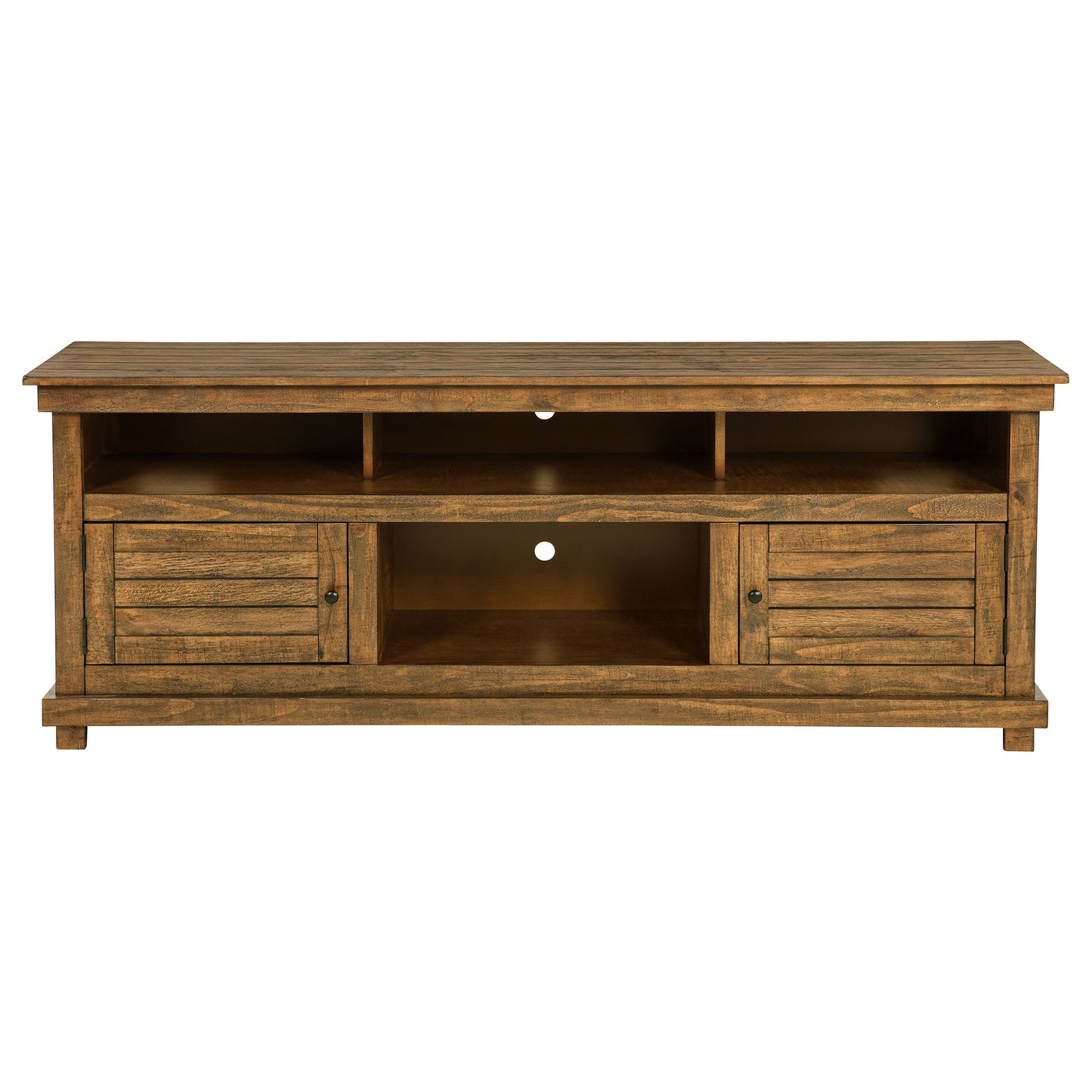 Payne 70-inch TV Stand Media Console Distressed Brown