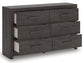 Prendonea Six Drawer Dresser