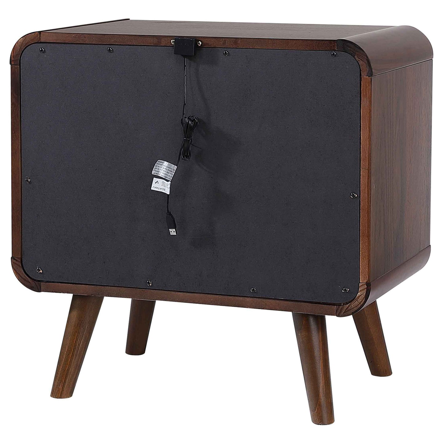 Robyn 2-drawer Nightstand Dark Walnut