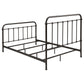 Livingston Metal Full Open Frame Bed Dark Bronze