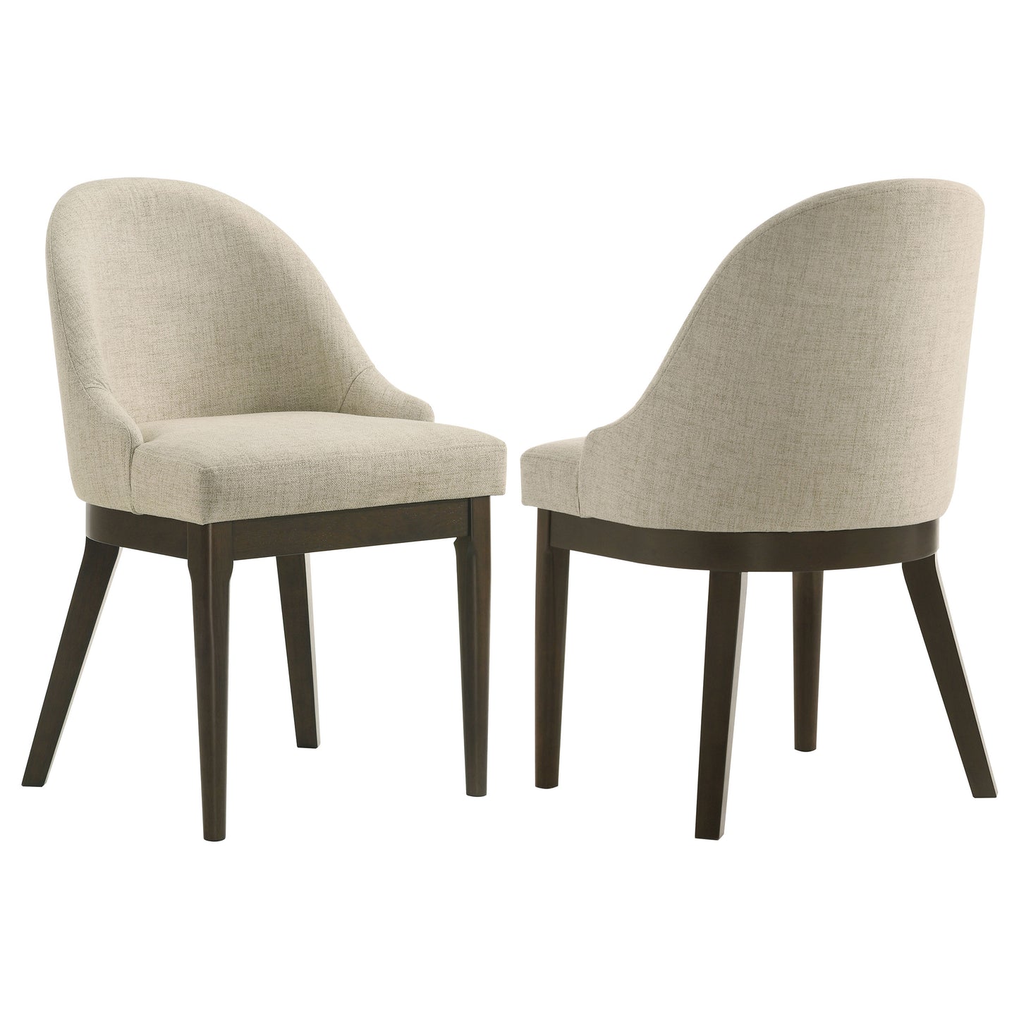 Reseda Upholstered Dining Side Chair Oatmeal (Set of 2)