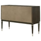 Reseda 4-door Dining Sideboard Server with Shelves Ash Brown