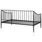 Newbury Metal Twin Daybed Bed Frame Matte Black