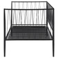 Richland Metal Twin Daybed Bed Frame Matte Black