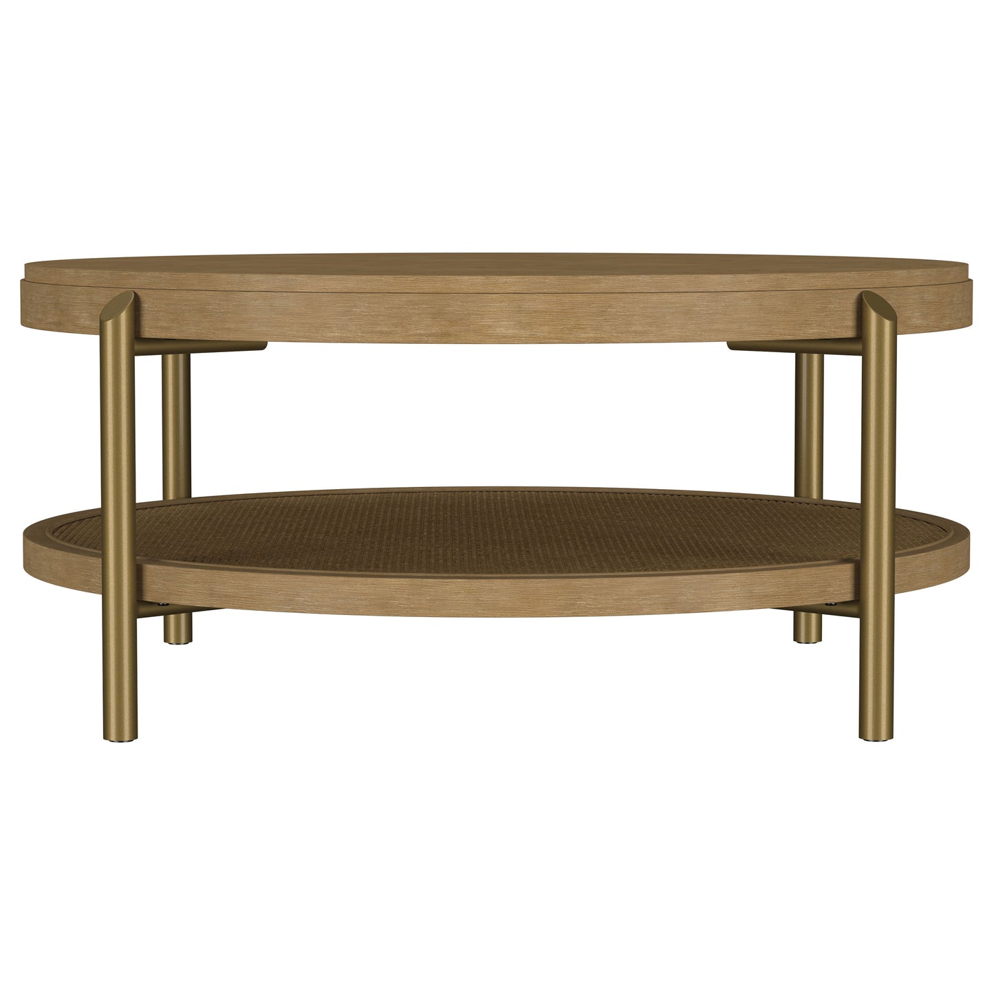 Arini 2-piece Round Coffee and End Table Set Sand Wash