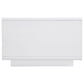 Paseo Rectangular Cocktail Coffee Table White High Gloss