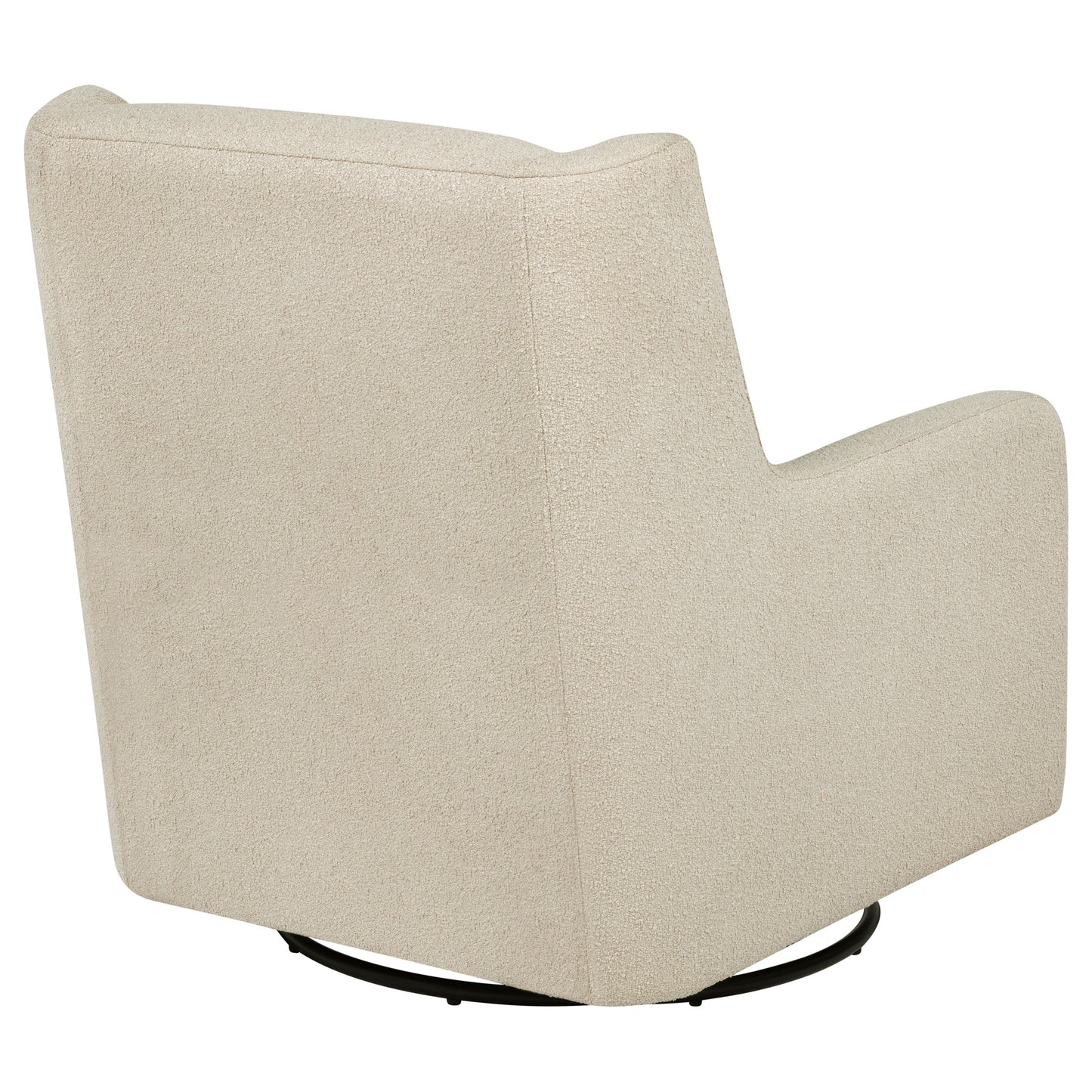 Serra Boucle Upholstered Swivel Glider Recliner Sandy Beige