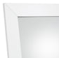 Cadence Tempered Glass Full Length Standing Mirror White High Gloss