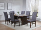 Sherwood 5-piece Rectangular Dining Set Brown