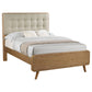 Robyn Wood Full Platform Bed Light Ash