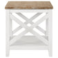 Hollis 3-piece Square Coffee and End Table Set White