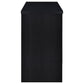 Topanga Engineered Wood Freestanding Home Bar Black