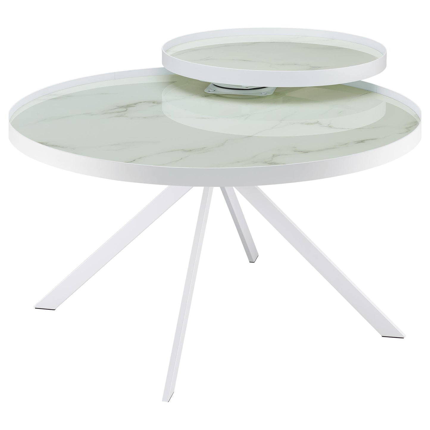 Briggs 3-piece Round Coffee and End Table Set White