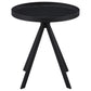 Briggs 2-piece Round Coffee and End Table Set Black