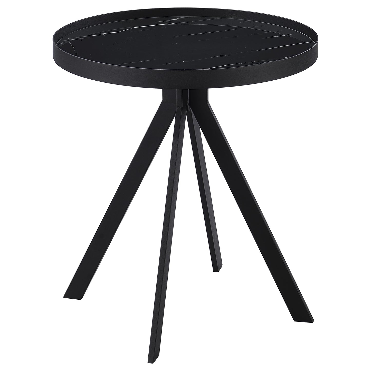 Briggs 3-piece Round Coffee and End Table Set Black