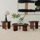 Dale 3-piece Solid Wood Coffee and End Table Set Brown