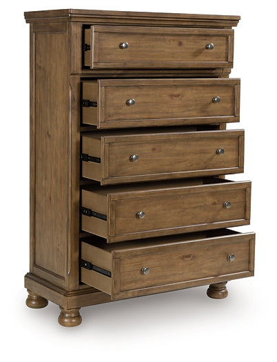 Feddinger Five Drawer Chest