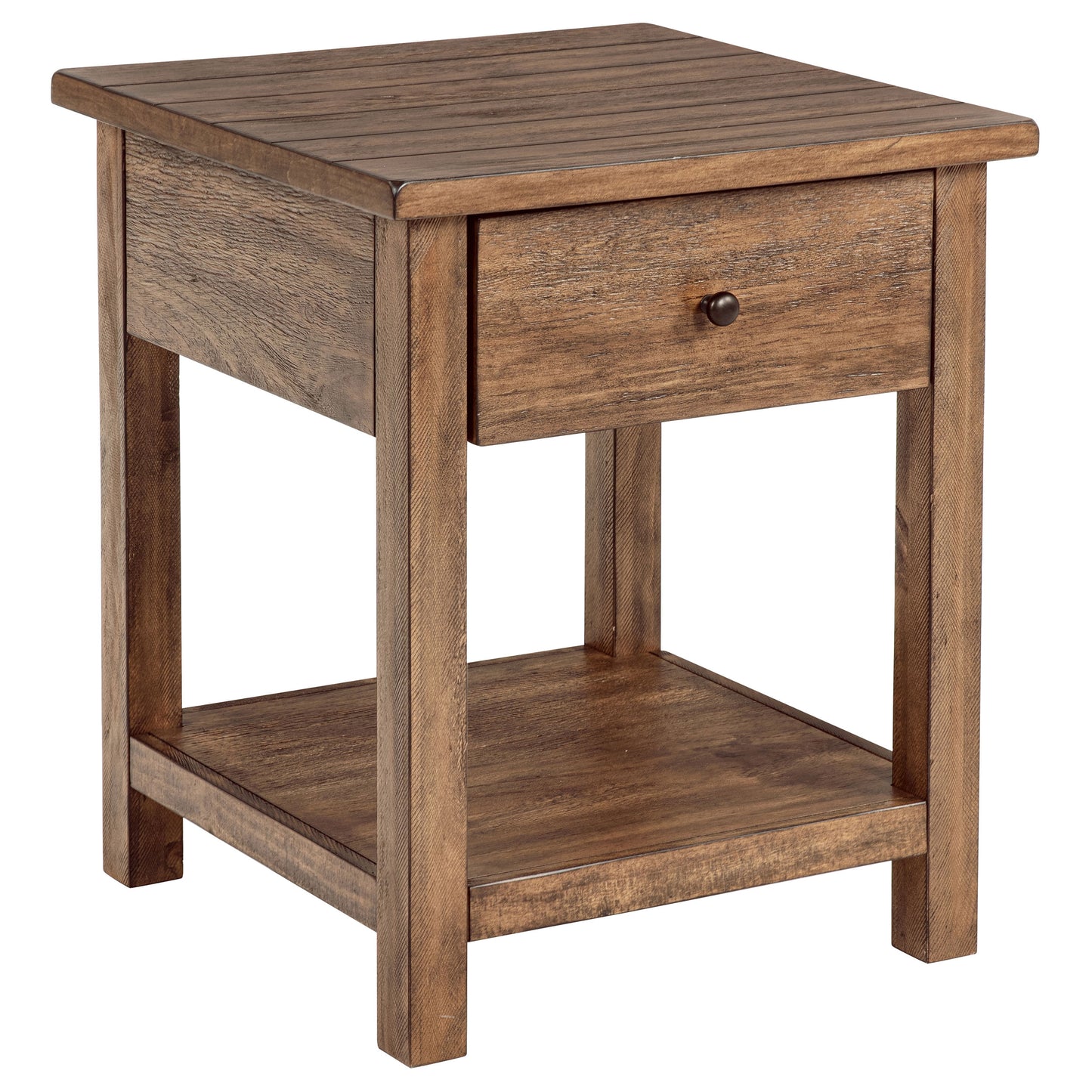 Payne 2-piece Coffee and 1-drawer End Table Set Brown