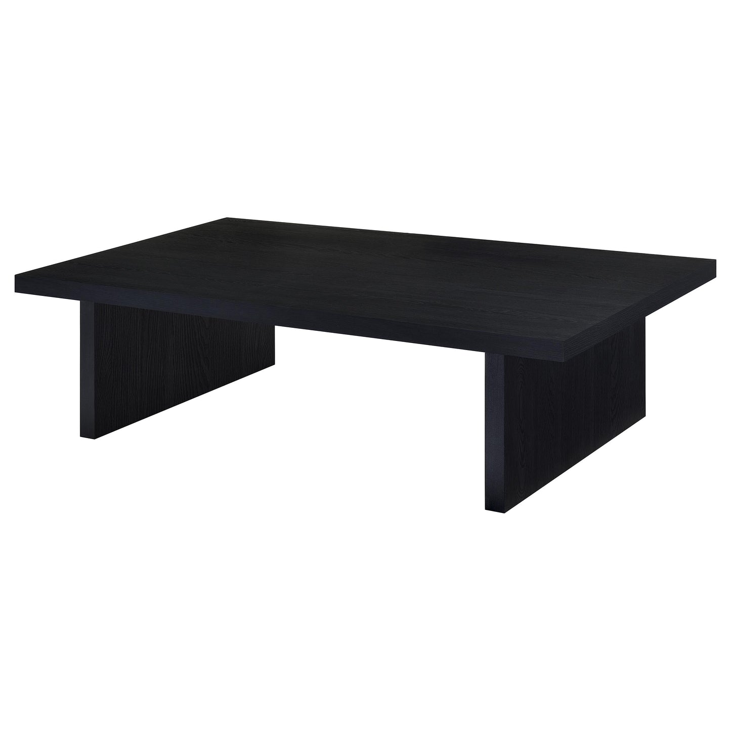 Max 3-piece Rectangular Coffee and End Table Set Black