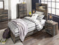 Drystan Twin Panel Bed with Mirrored Dresser, Chest and Nightstand