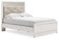 Altyra Full Panel Bed with Mirrored Dresser