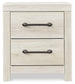 Cambeck Full Panel Bed with 4 Storage Drawers with Mirrored Dresser, Chest and Nightstand