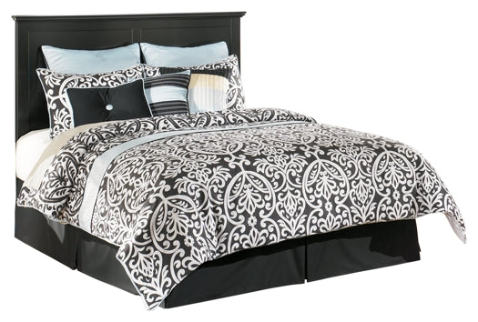 Maribel Queen/Full Panel Headboard with Mirrored Dresser, Chest and 2 Nightstands