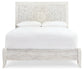 Paxberry Queen Panel Bed with Mirrored Dresser, Chest and Nightstand